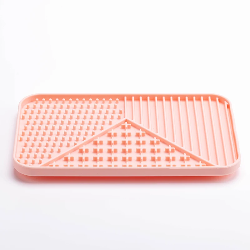 Dog Bowl Slow Feeder Suction Cups Dishwasher Safe Silicone Pet Food Bowls Solid Pattern for Easy Portion Control Cats Parties
