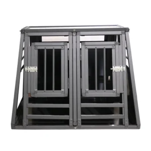 Dog Cage Eco-Friendly Push-Up Closure High Quality Multi-size Heavy Portable Solid Metal Square Tube Cage Boarding Pet