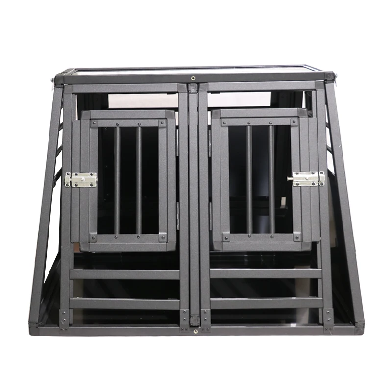 Dog Cage Eco-Friendly Push-Up Closure High Quality Multi-size Heavy Portable Solid Metal Square Tube Cage Boarding Pet