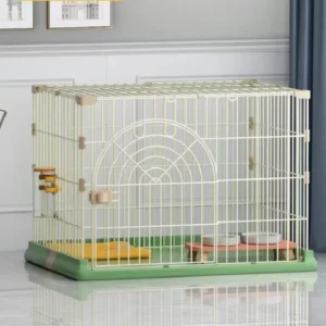 Dog Cage Thick Pet Cage Small Medium Large Dog Cat Rabbit Indoor Iron Cage Dog Kennel