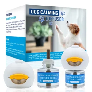 Dog Calming Pheromones Diffuser to Calm Pet 4 in 1 Advanced Kit Appeasing Pheromone Diffuser for Anxiety Relief