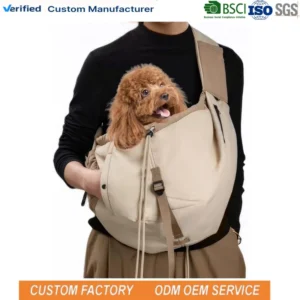 Dog Carrier Sling for Dogs and Cats up to 20lbs Puppy Carrying Bag Pet Purse with Shoulder Strap Hands Free for Travel