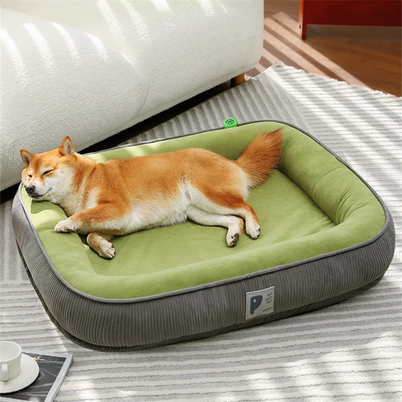 Dog Cat Bed Four Seasons Pet Nest Kennel Soft Sleeping Mat Dog Sofa Bed Warm Pet Bed for Small Medium Large Dogs Pet Mats & Pads