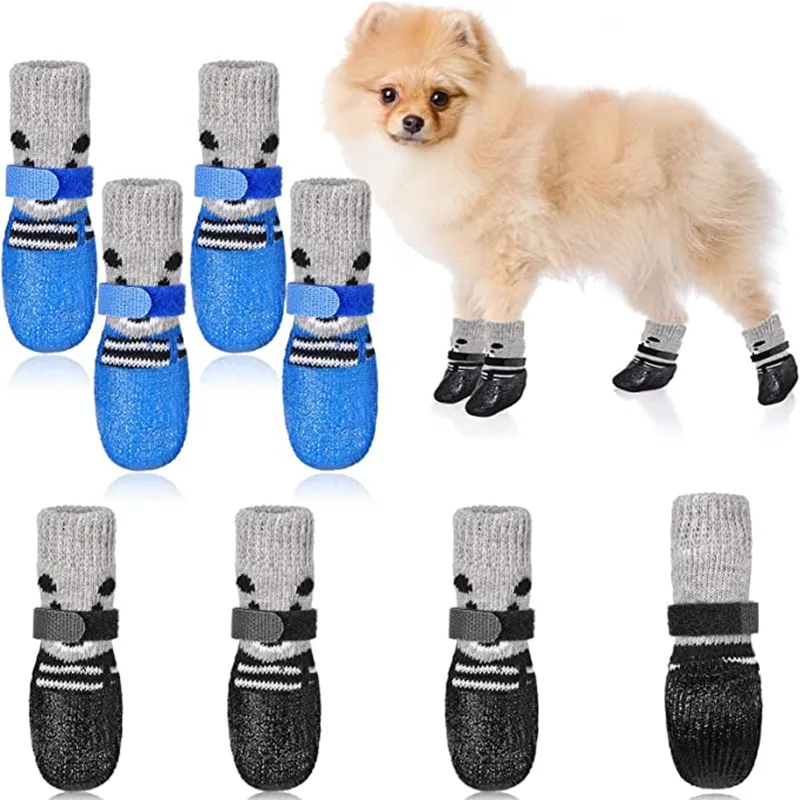 Dog Cat Boots Shoes Socks Stylish Warm Anti Slip Pet Puppy Dog Shoes Dog Shoes Waterproof for Small Puppy