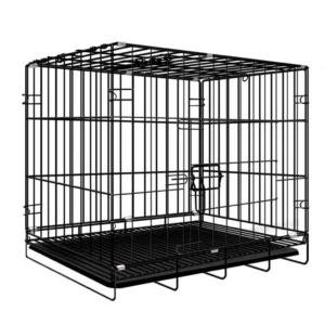 Dog Cat Cage Large and Medium sized Dog Bold Iron Cage Folding Pet Cage