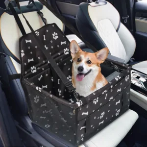 Dog Cat Car Seat Bag Folding Pet Carrier Bag Waterproof Hollow Ventilated Mesh Carrying Basket Travel Pet Supplies