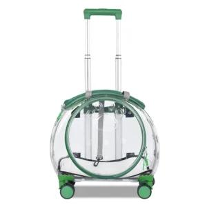 Dog Cat Carrier With Wheels Outdoor Backpack Pet Carrier Pet Trolley Portable Pet Carries