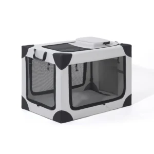 Dog Cat Carriers Foldable Oxford Cloth Mesh Pet Travel Dividers Crates All Season Use Easy Installation