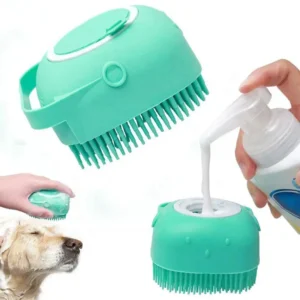 Dog Cat Eco friendly Bathroom Portable Shower Massage Plastic Brush Pet Shampoo Cleaning Washing Bathing Tool