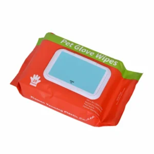 Dog Cat Health Cleaning Product Soft Custom Alcohol free Deodorizing Spa Grooming Washing Pet Gloves Wipes