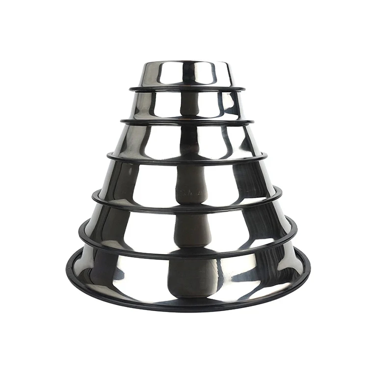 Dog Cat Pet Bowl Base Feeder Bowls Water Bowl Stainless Steel with Non-skid Silicone Dry Food Only ABowls, Cups & Pails Food Sfe