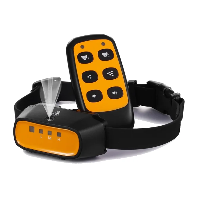 Dog Cat Training Collar 2-in-1 Spray Remote 500ft Waterproof IPX5 Auto Detection Excessive Barking Behavior Correction