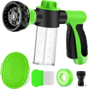 Dog Cleaning Comb Spray Foamer Bath Shower Massage Tool Water Sprayer Pet Wash Bath Rubber Brush Plastic Accessories Towel