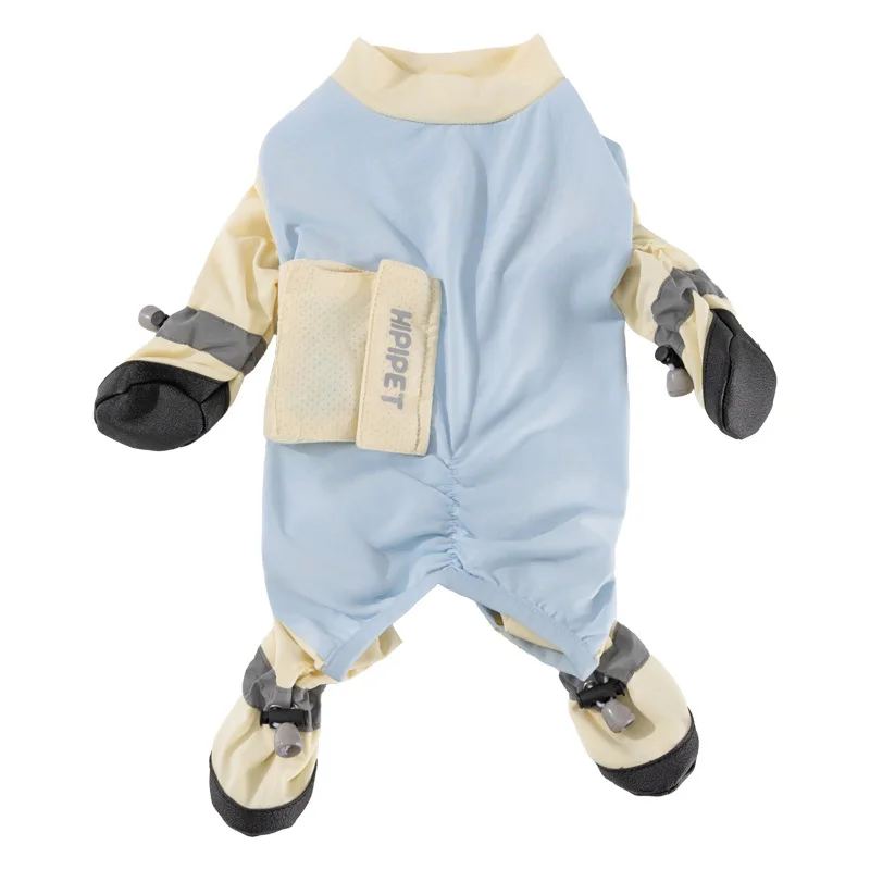 Dog Clothing Spring Summer Ice Mist Essential Oil Sunscreen All Inclusive Foot on Foot Anti Dirt Anti Stain Anti Mosquito Casual