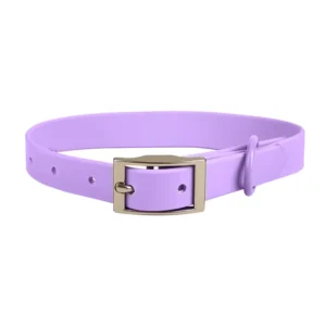 Dog Collar PVC Waterproof Custom Personalized Logo Color Adjustable Pet Collars for Small Medium Large Dogs