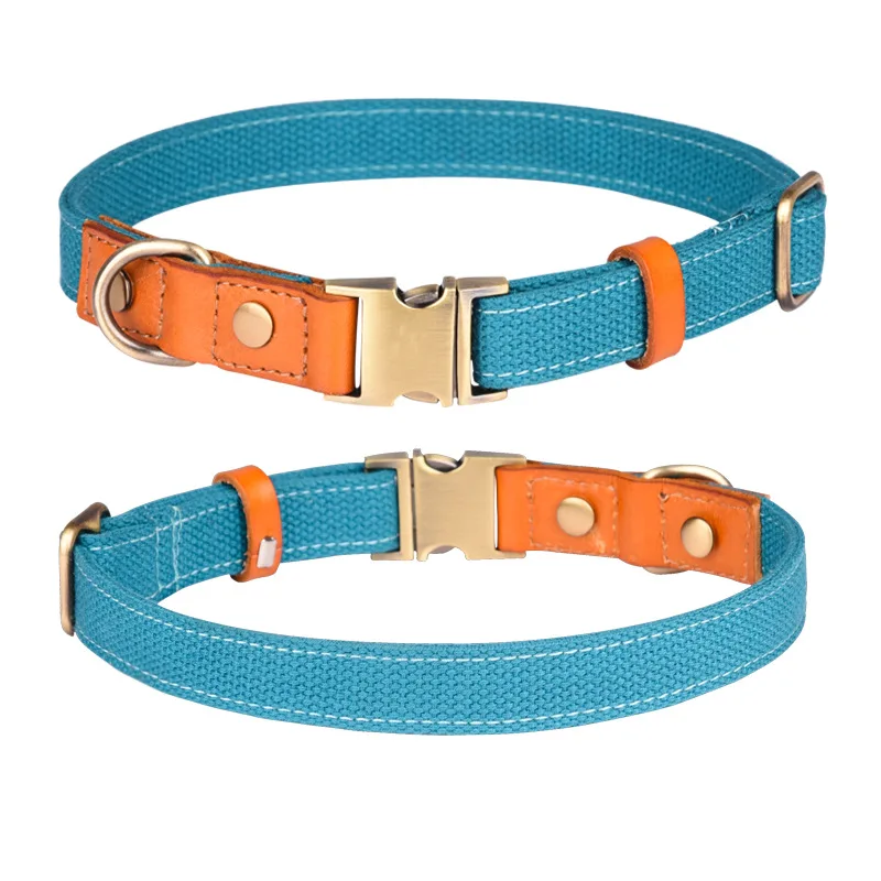 Dog Collars Adjustable Leather Dog Collar Luxury Dog Collar for Puppy and Cat