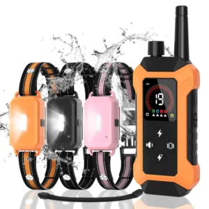 Dog Collars Waterproof Adjustable Sound Vibration Electric Pet Training Supplies Remote Control Dog Shock Collars