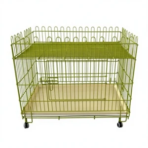 Dog Crate Furniture with Cushion for Large Medium Dogs Heavy Duty Dog Kennel with Double Doors Decorative Pet House Dog Cage