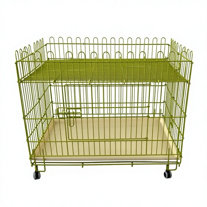 Dog Crate Furniture with Cushion for Large Medium Dogs Heavy Duty Dog Kennel with Double Doors Decorative Pet House Dog Cage