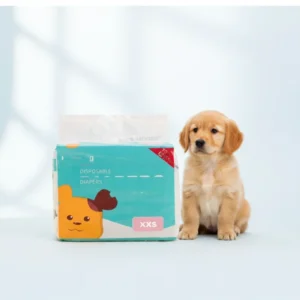 Dog Diaper Pants for Female Heat Period Male Urine Control Cotton Super Absorbent Anti Leak Breathable Stretch Bubble Waist