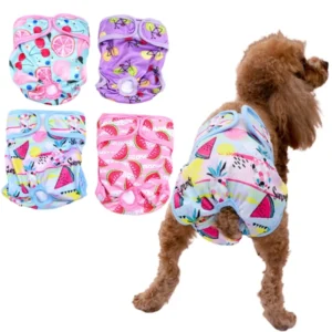 Dog Diaper Reusable Female Male Pet Diapers Dogs Couche Pour Chien Lavable Dog Diaper Washable