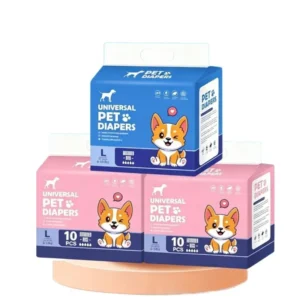 Dog Diapers Disposable Pet Wraps Breathable Snug Leakproof Heavy Absorbency Non Woven Fabric Small Medium
