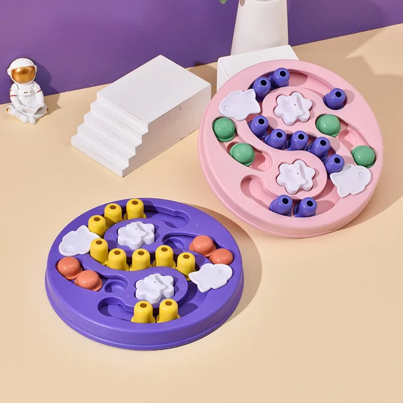 Dog Educational Feeder Anti-choke Training Slow Feeder Bowl