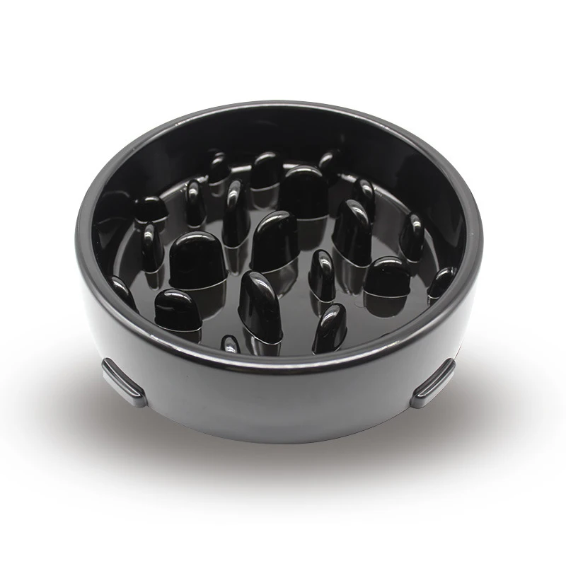 Dog Feeder Plastic Bowl Eco Friendly Non Toxic Durable Anti slip Pet Dog Cat Slow Feeding Bowl