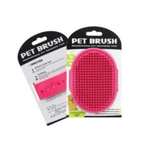 Dog Grooming Pet Shampoo Brush Soothing Massage Bath Rubber Comb for Dogs & Cats