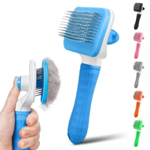 Dog Hair Remover Brush Cat Grooming Comb for Long Hair Pet Bath Cleaning
