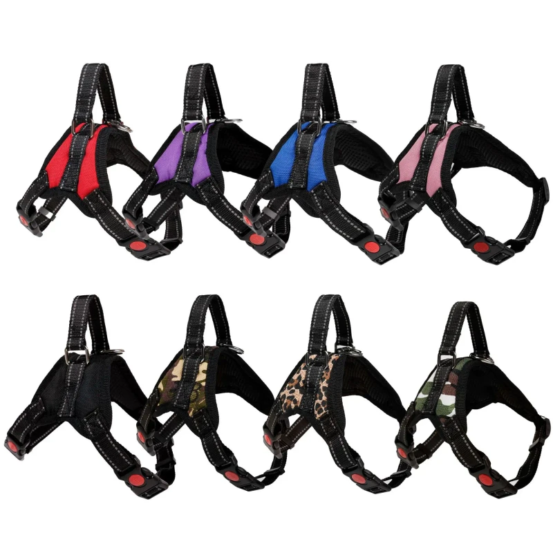 Dog Harness Explosion-Proof Impact Reflective Harness Pet Harness Walking Dog Supplies
