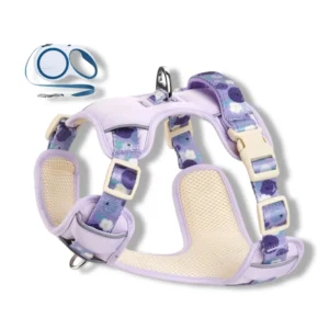 Dog Harness Soft Adjustable Vest Small Medium Puppy Chihuahua French Bulldog Polyester Reflective Padded Pet Breathable Outdoor