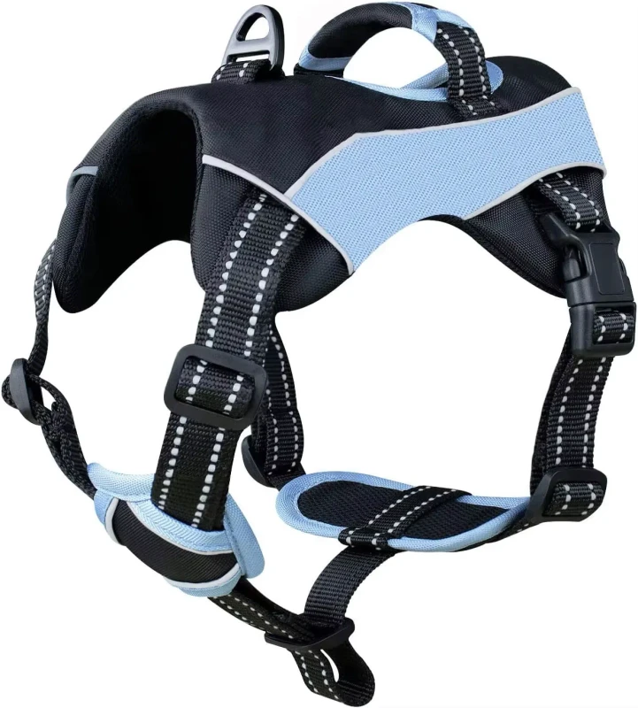 Dog Harness for Small Dogs No Pull Comfortable Breathable Adjustable Reflective