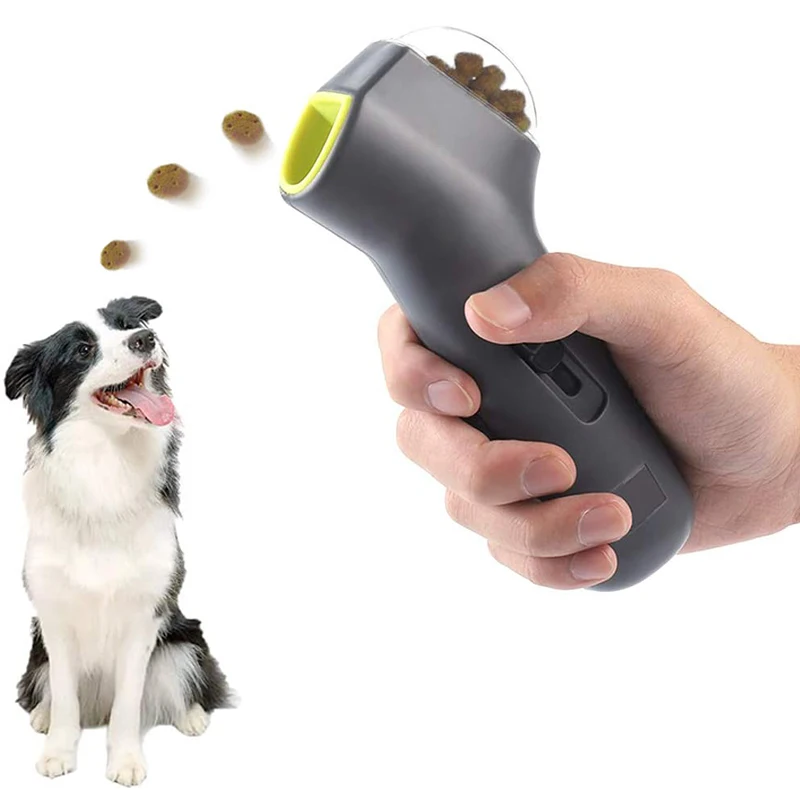 Dog Interactive Training Toy Snack Catapult Launcher Outdoor Beach Toy Treat Launcher Snack Food Feeder Pet Supplies