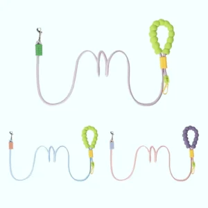 Dog Leash Bubble Cotton Versatile Dog Walking Leash With Diagonal Cross Pet Puppy P Leash