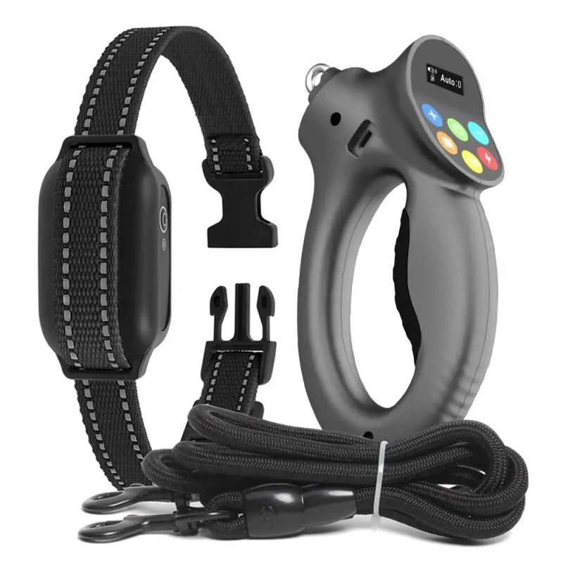 Dog Leash Dog Training Collar and Leash Sets for Dogs E Collar Training With Remote Small to Large