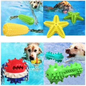 Dog Molar Stick Pet Supplies Dog Toy Floating on Water Squeaking Dog Toothbrush