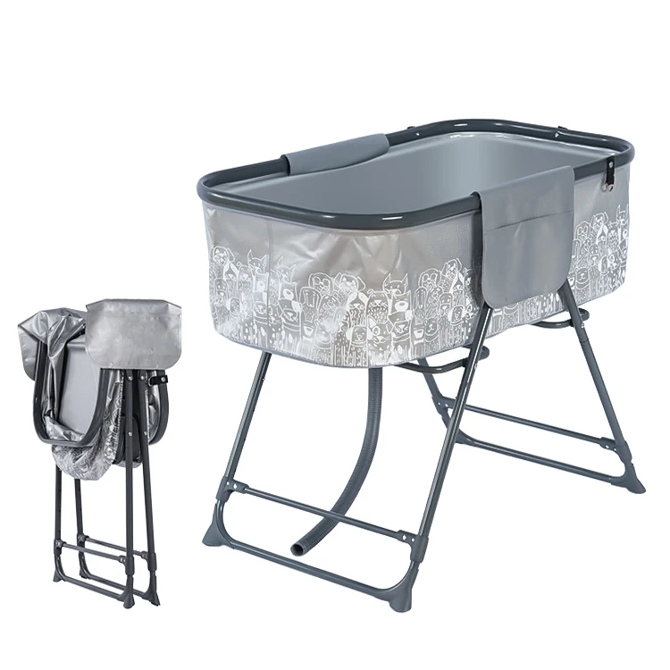 Dog Pet Cleaning and Bathing Foldable PVC Aluminium 62 Inch Self Service Pet Bathing Station