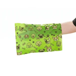 Dog Poop Bags Custom OEM Extra Thick Biodegradable 20 Micron with Dispenser Set