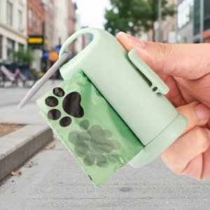 Dog Poop Bags Eco-Friendly Biodegradable Plastic Washable Reusable Portable Waterproof