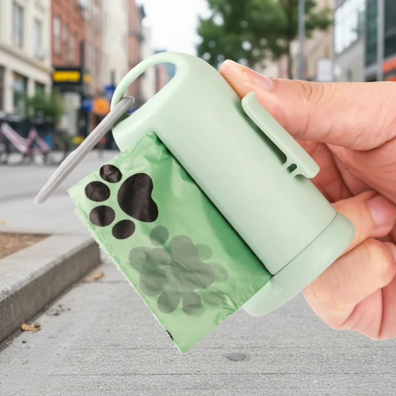 Dog Poop Bags Eco-Friendly Biodegradable Plastic Washable Reusable Portable Waterproof