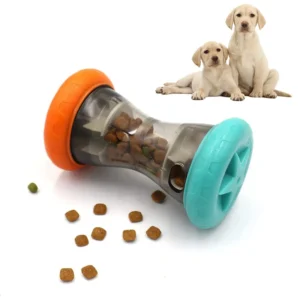 Dog Puppy Interactive Bite-Resistant PP Pet Toy with Self-Amusement Boredom Relief Pet Dispensing Pet Interactive Movement Toys