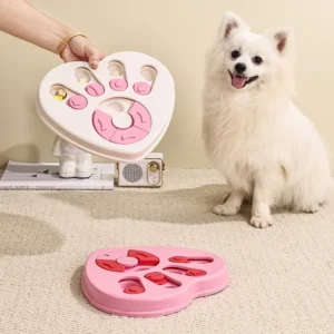 Dog Puzzle Toys Pet Educational Slow Food Toys Love Style Interactive Anti Choking Hide Food Puzzle Toys Supplies