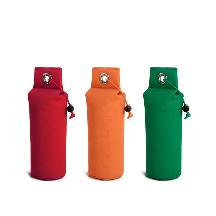 Dog Retrieving Dummy Training Tool Canvas Dog Bumper Hunting Chewing Toy Pet Training Supplies Bite Teeth Grinding Stick Toys