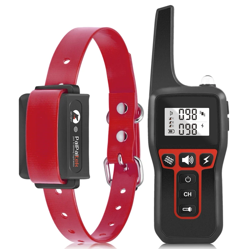 Dog Shock Collar with Remote Adjustable Beep Vibration Dog Electric Training Collar for All Size Dogs