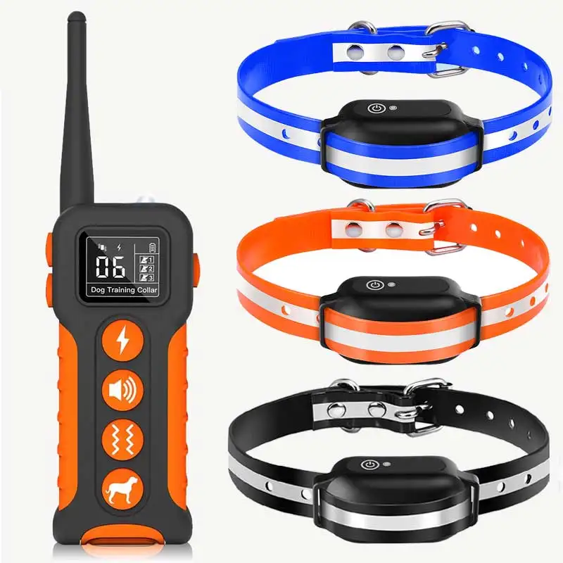 Dog Shock Collars 1100yd Range 100% Waterproof Beep Vibration Dog Training Collar with Remote Control