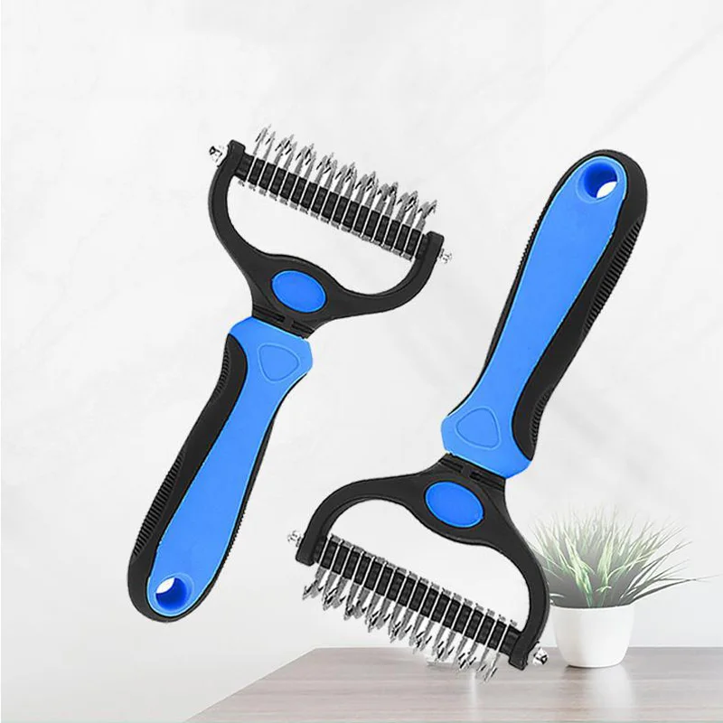 Dog Slicker Brush for Long Hair Dog Pet Hair Comb Cat Hair Remove Brush Soft Touch Massage Pet Cleaning&Grooming Products Brush