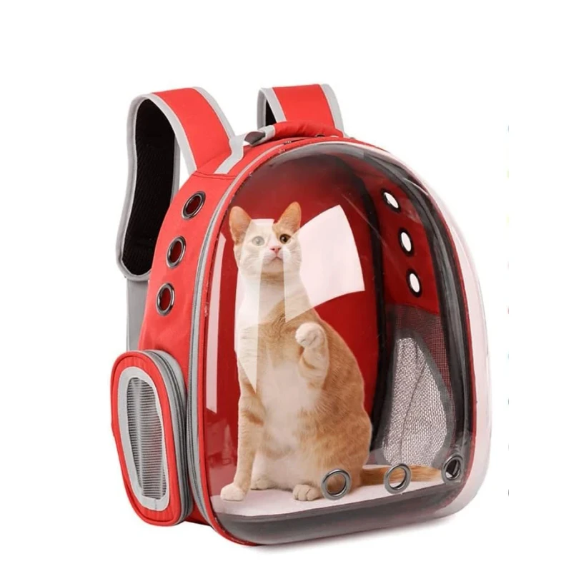 Dog Supplies Breathable Durable High Quality Visible Space Pet Backpack Pet Carrier Bag for Small Animals