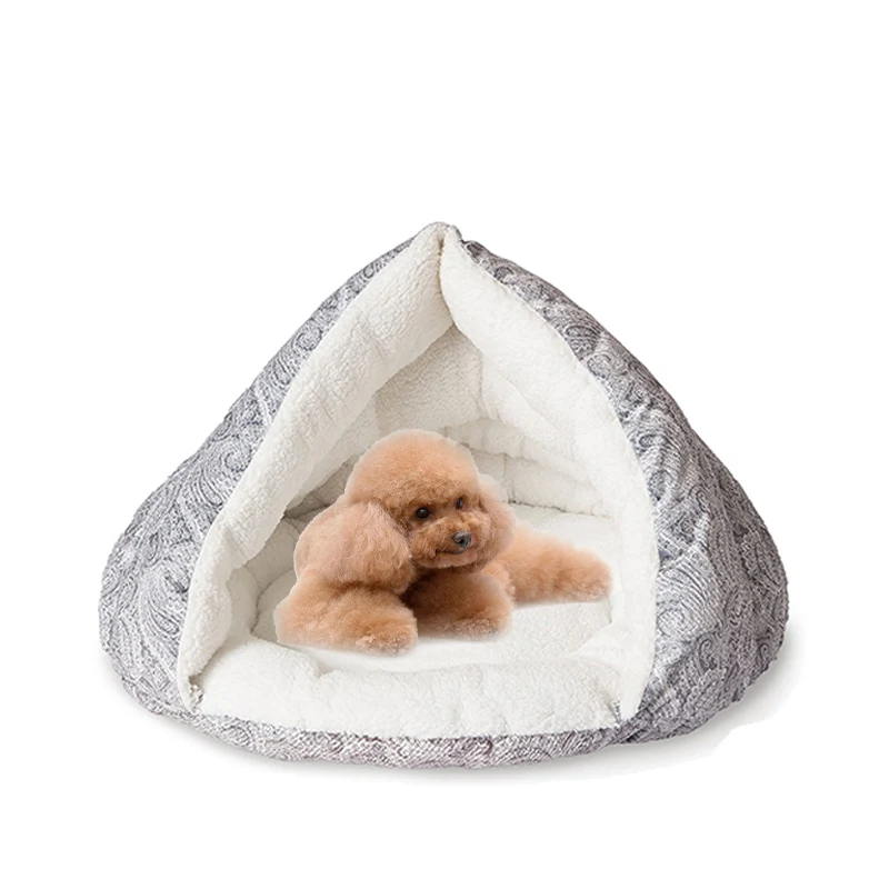 Dog Supplies Small Removable Doughnut Chew Proof Donut Plush Cama Para Gatos Pet Dog Cat Cave Beds