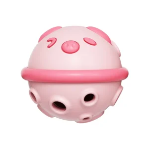 Dog Toy Rolling Voice Ball Beanie Pig Squeaky Bite Resistant Plastic Food Grade Material Relieve Boredom Pet Toy